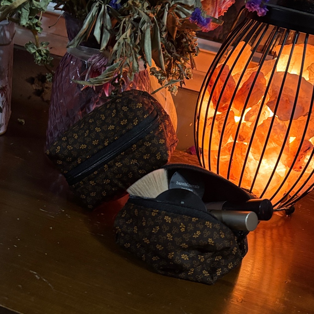 Mini Floral Makeup Bag